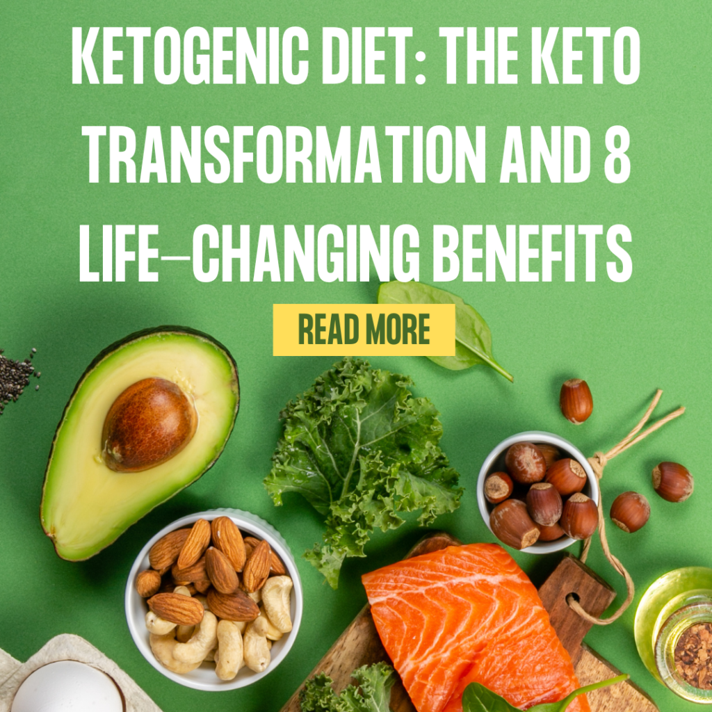 keto and a healthy diet instagram post